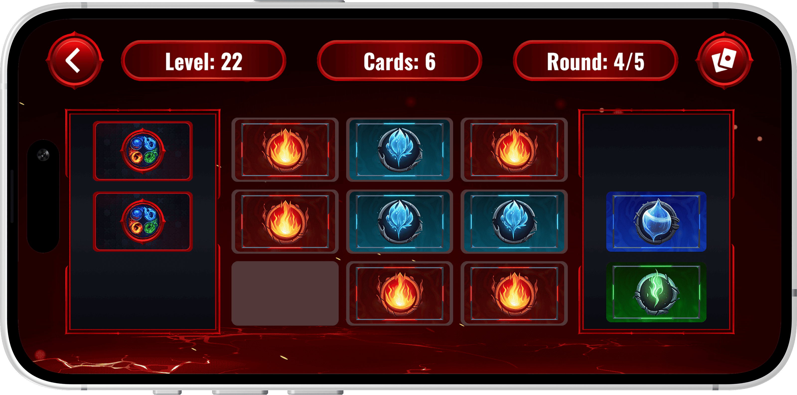 Elemental Fusion gameplay on iPhone